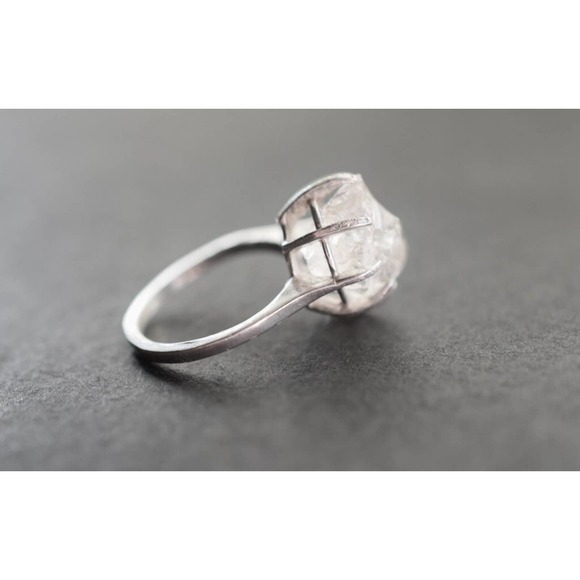 alternative raw diamond engagement ring raw crystal size 4 5 6 7 8 8 9 1… - Picture 2 of 5